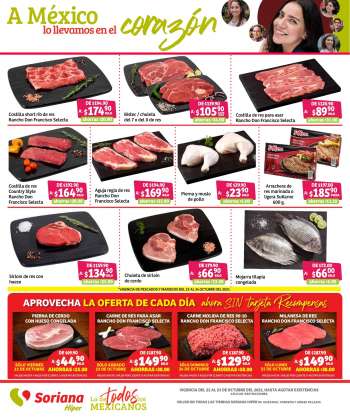 Folleto actual Soriana Híper - 22.10.2021 - 25.10.2021.