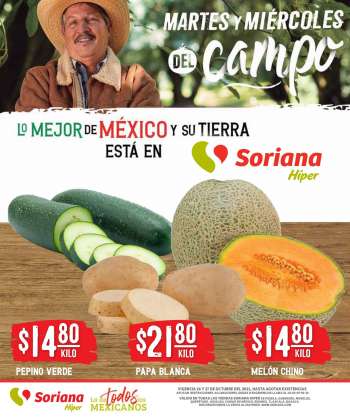 Folleto actual Soriana Híper - 26.10.2021 - 27.10.2021.