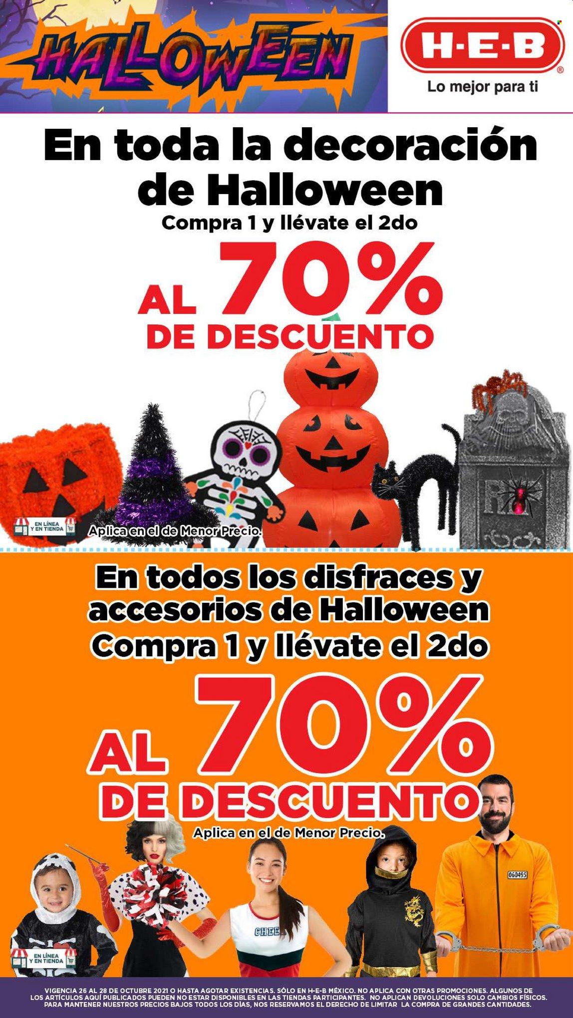 Catálogo H-E-B - 26.10.2021 - 28.10.2021. Página 3