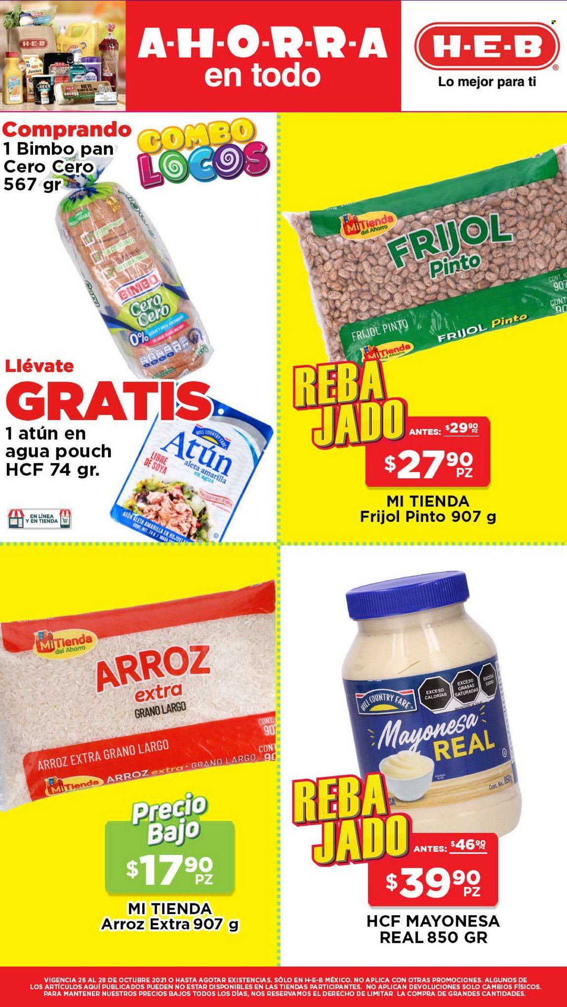 Catálogo H-E-B - 26.10.2021 - 28.10.2021. Página 4