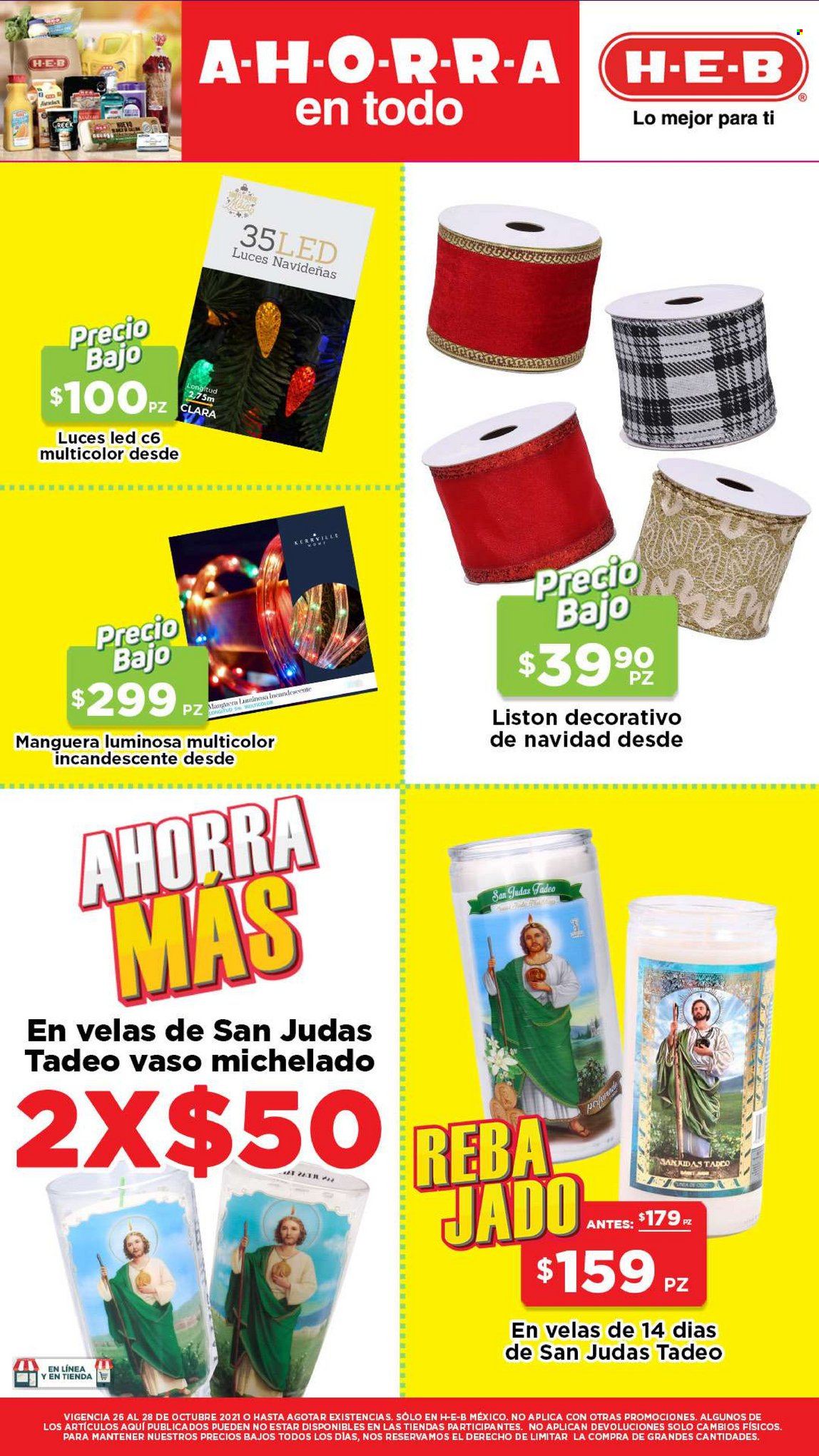 Catálogo H-E-B - 26.10.2021 - 28.10.2021. Página 10