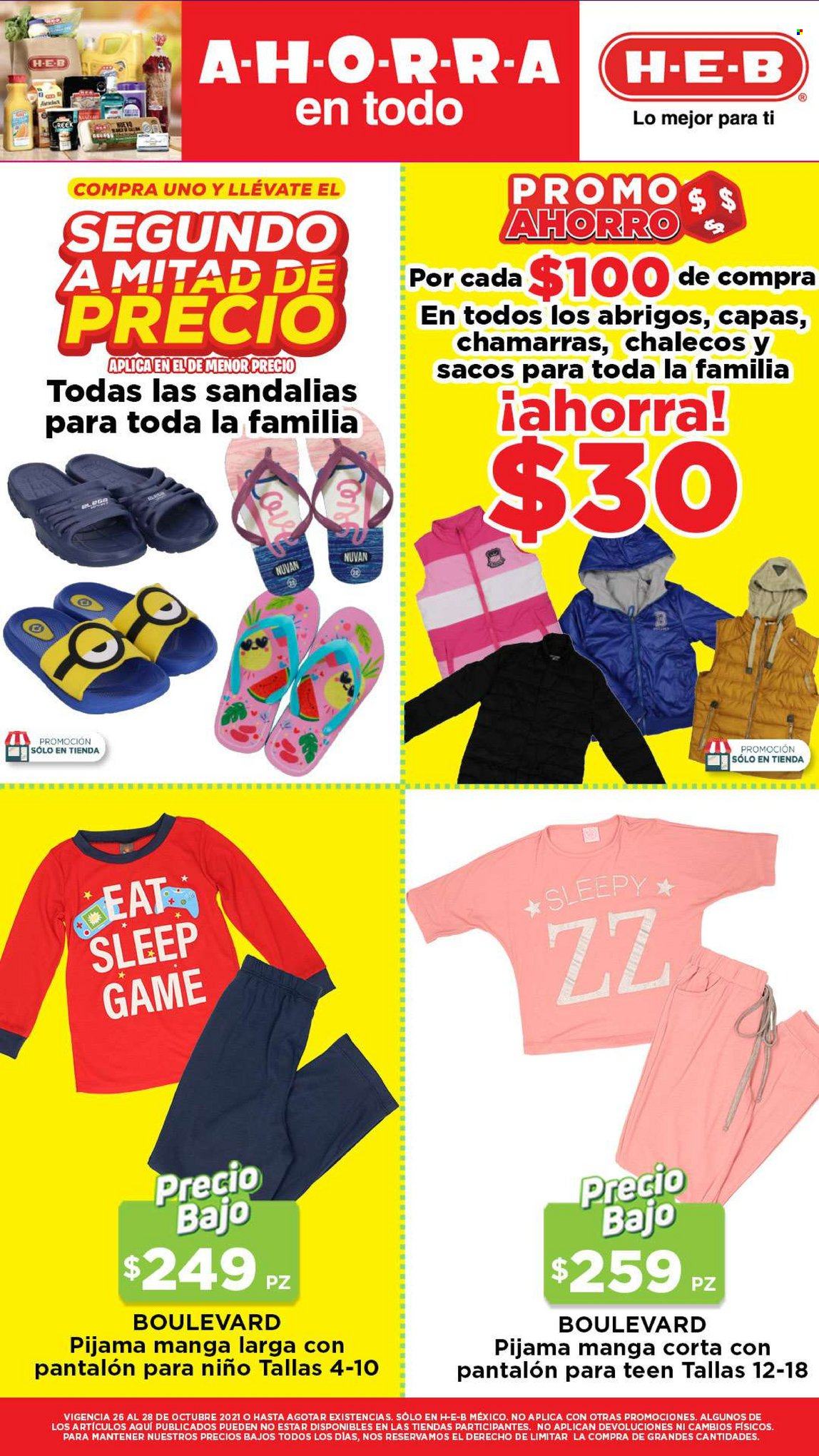 Catálogo H-E-B - 26.10.2021 - 28.10.2021. Página 11