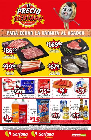 Folleto actual Soriana - 29.10.2021 - 1.11.2021.