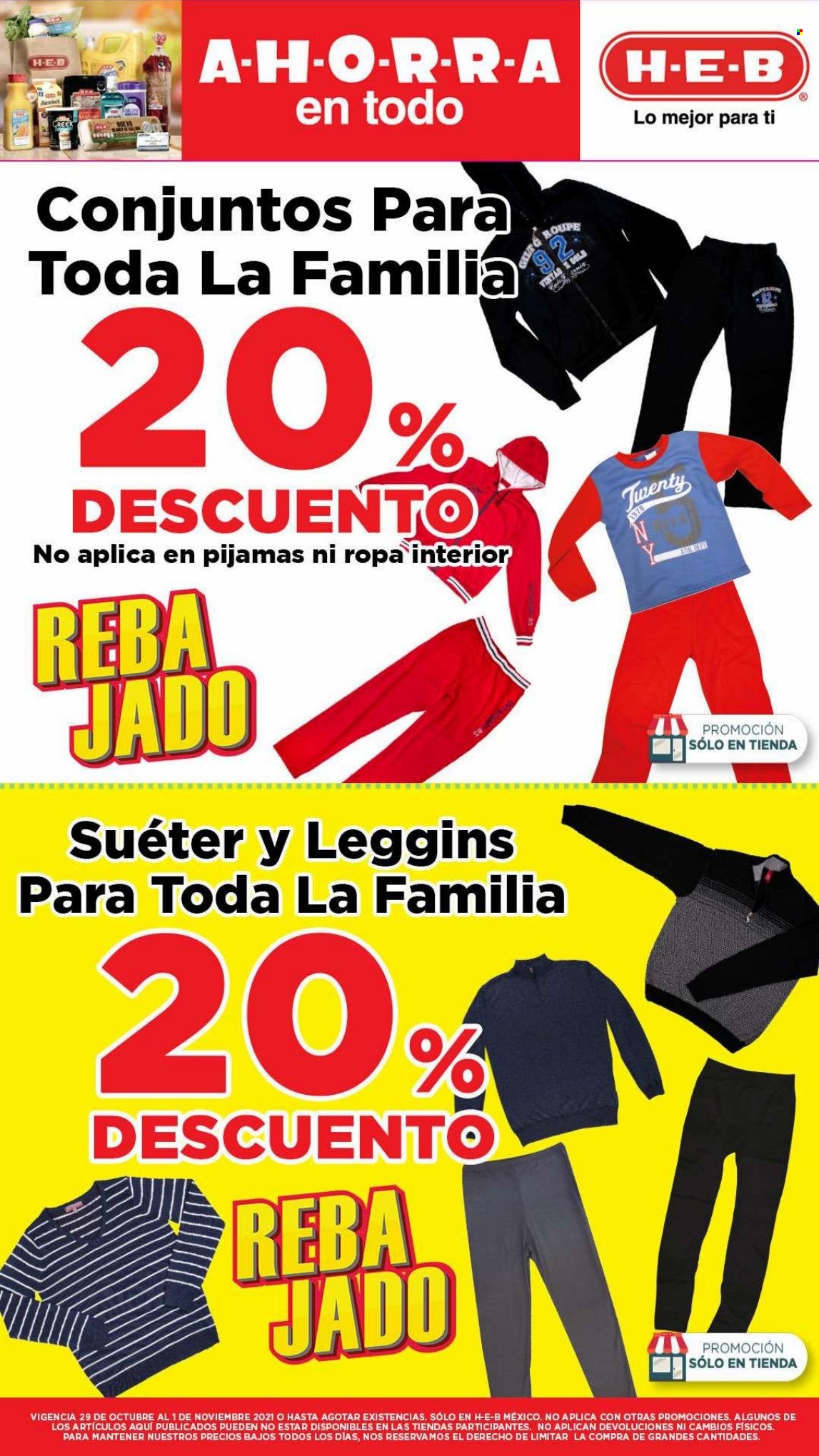 Catálogo H-E-B - 29.10.2021 - 1.11.2021. Página 22