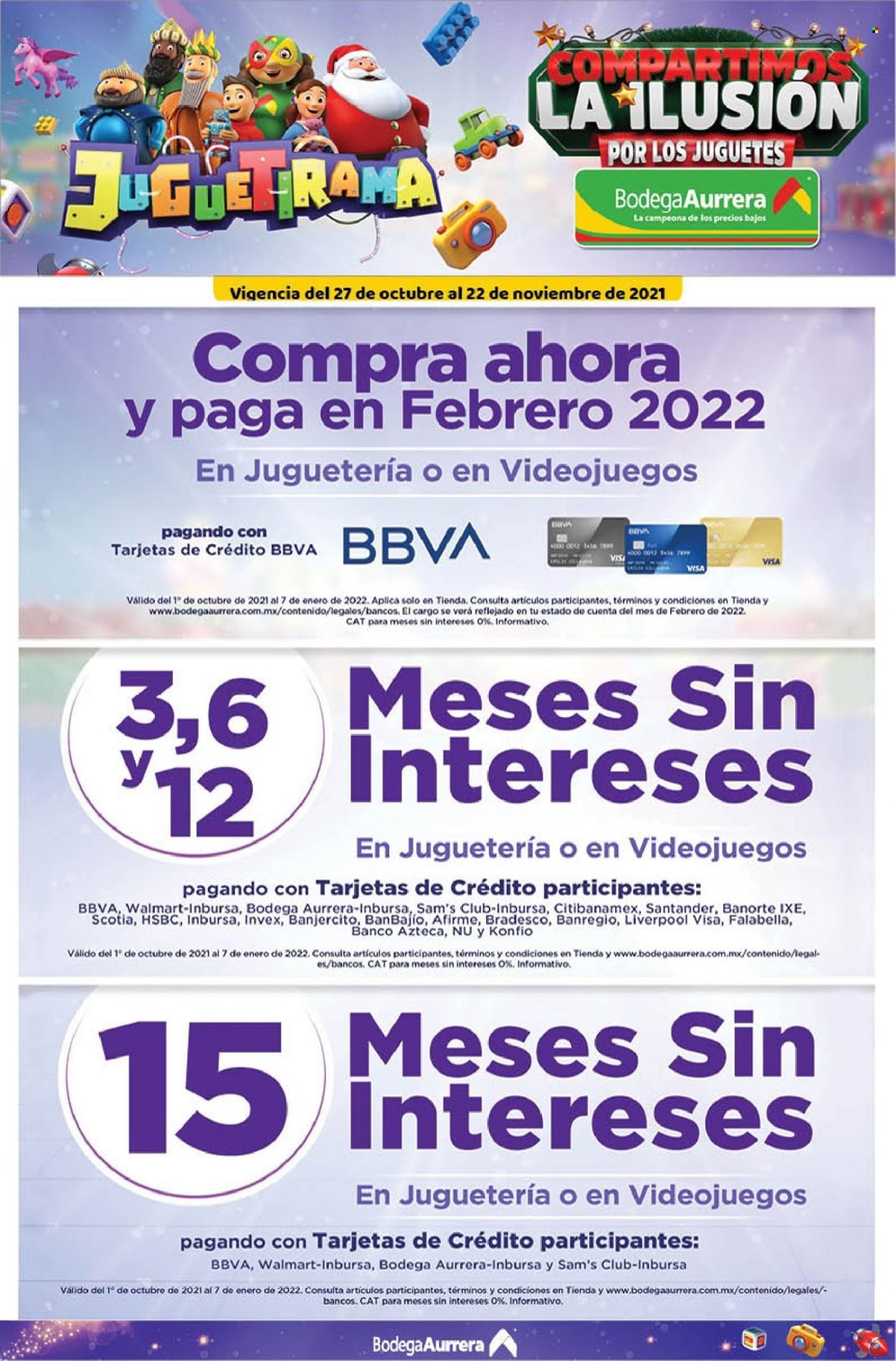 Catálogo Bodega Aurrerá - 27.10.2021 - 22.11.2021. Página 2