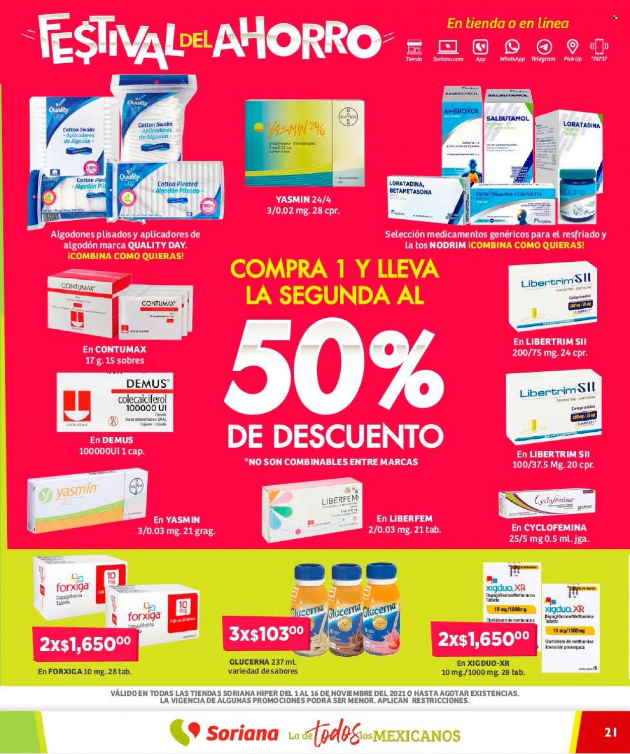 Catálogo Soriana Híper - 1.11.2021 - 16.11.2021. Página 21