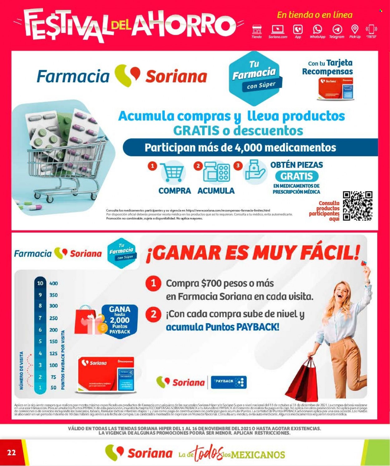 Catálogo Soriana Híper - 1.11.2021 - 16.11.2021. Página 22