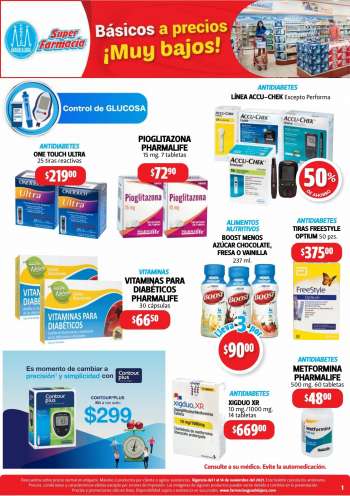 Folleto actual Farmacias Guadalajara - 1.11.2021 - 14.11.2021.