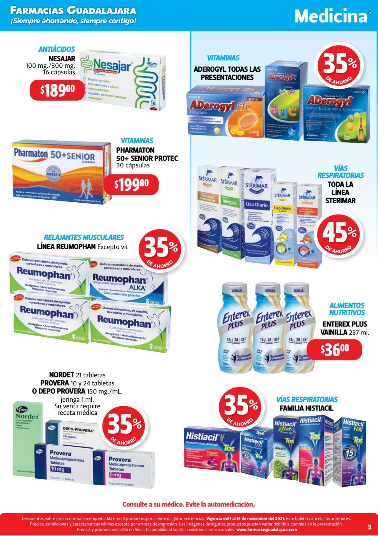 Catálogo Farmacias Guadalajara - 1.11.2021 - 14.11.2021. Página 3