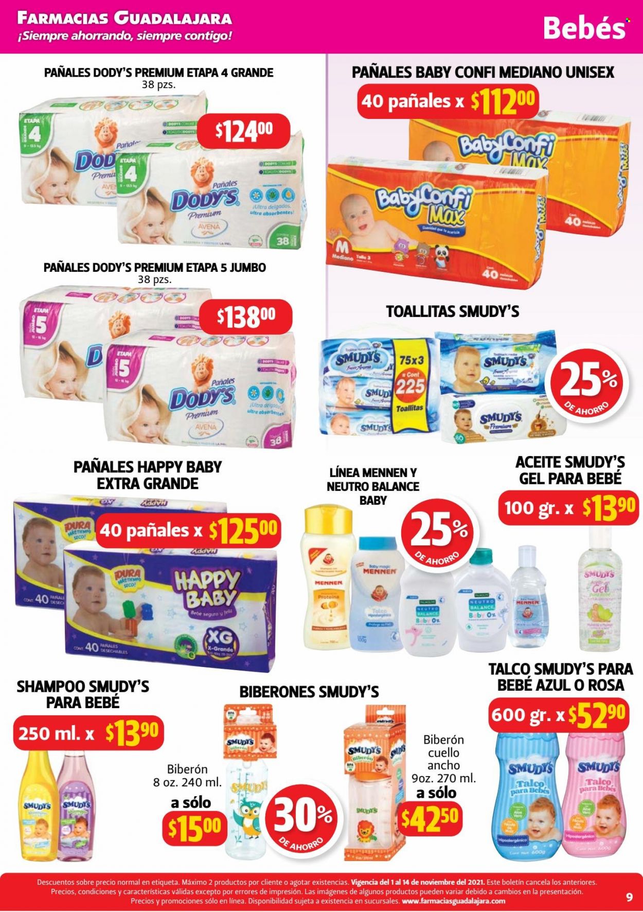 Catálogo Farmacias Guadalajara - 1.11.2021 - 14.11.2021. Página 9