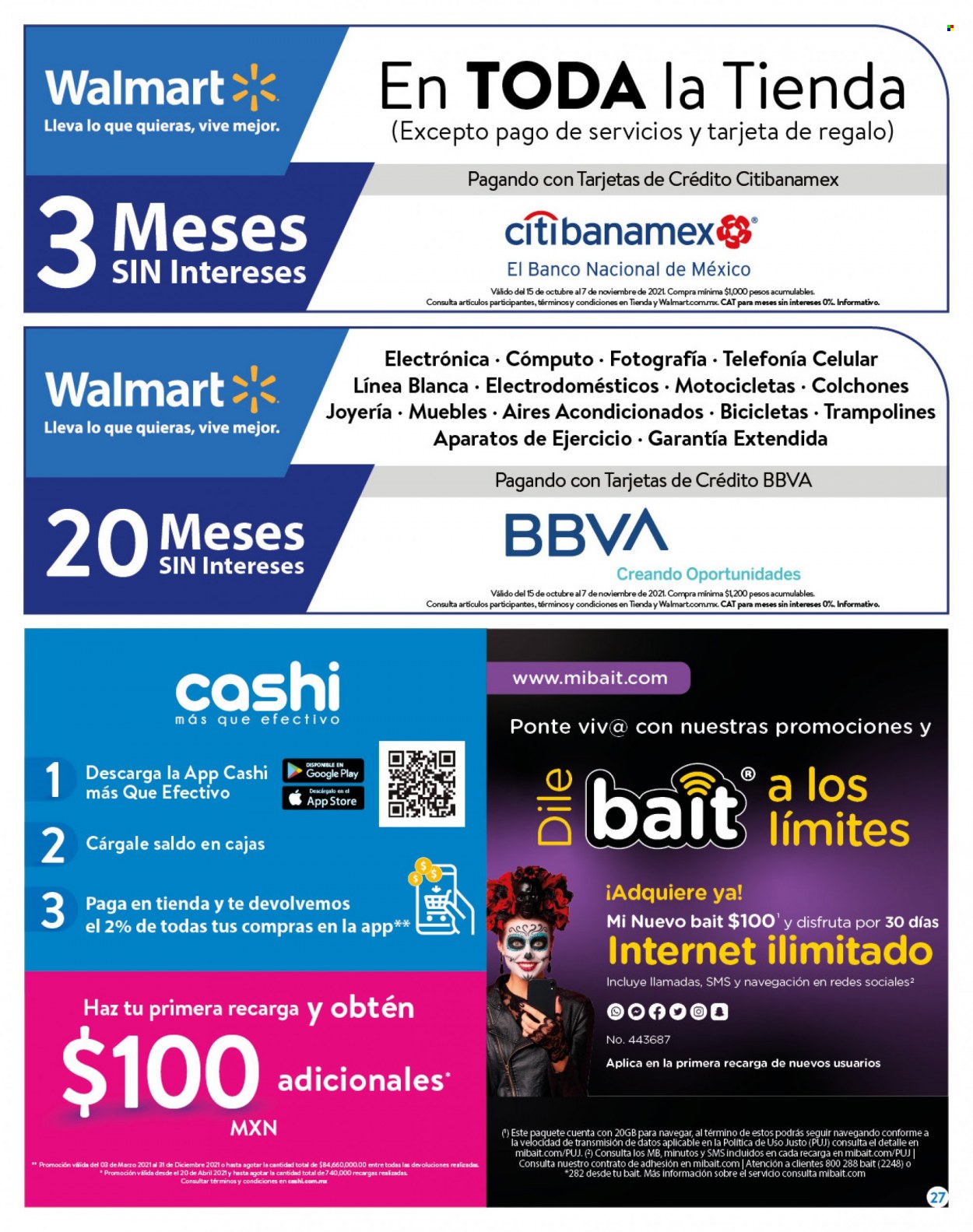 Catálogo Walmart - 15.10.2021 - 7.11.2021. Página 27