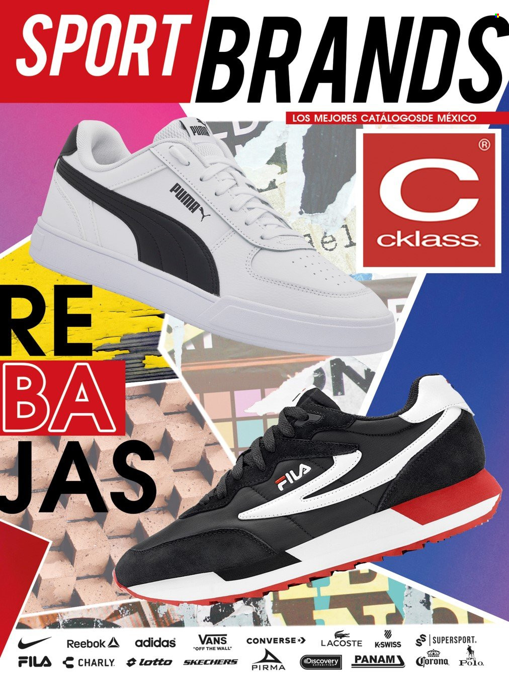 thumbnail - Folleto actual Cklass - Ventas - Adidas, Fila, Lacoste, Lotto, Reebok, Converse. Página 1.