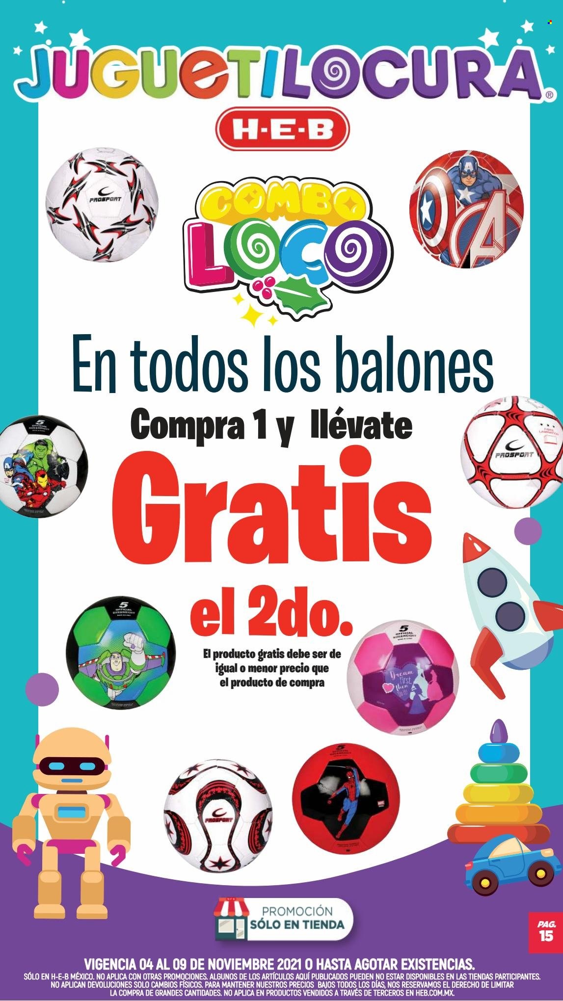Catálogo H-E-B - 4.11.2021 - 9.11.2021. Página 15