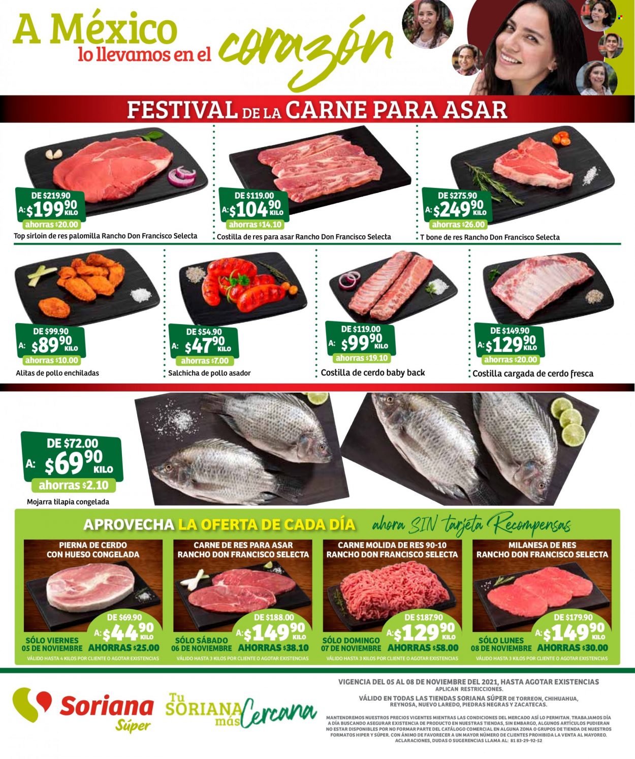 Catálogo Soriana Súper - 5.11.2021 - 8.11.2021. Página 1