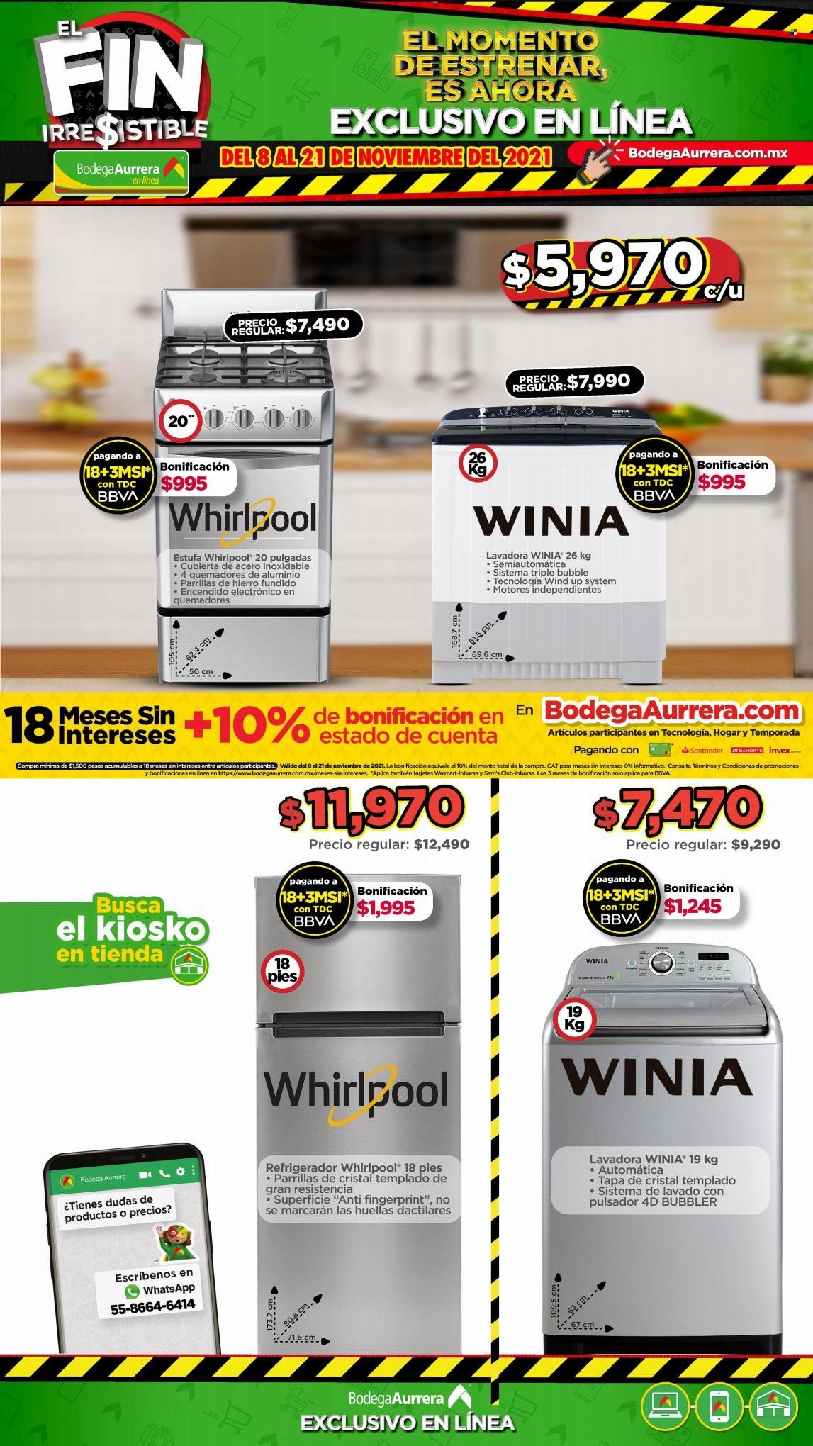 Catálogo Bodega Aurrerá - 8.11.2021 - 21.11.2021. Página 8