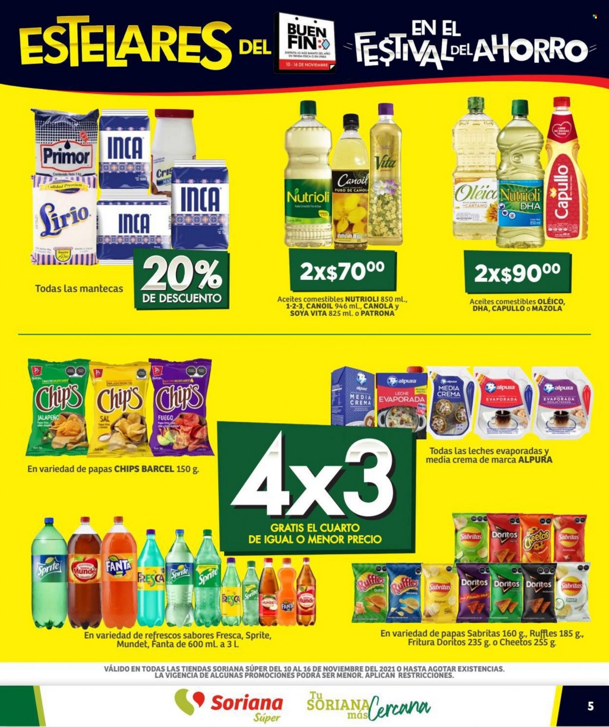 Catálogo Soriana Súper - 10.11.2021 - 16.11.2021. Página 5