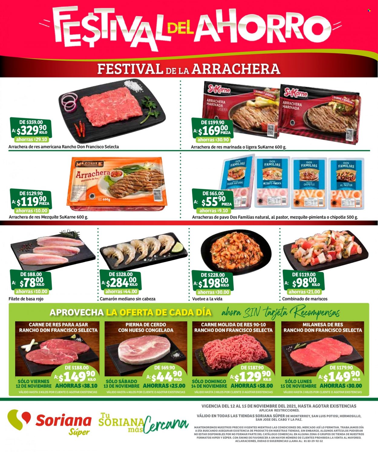 Catálogo Soriana Súper - 12.11.2021 - 15.11.2021. Página 1