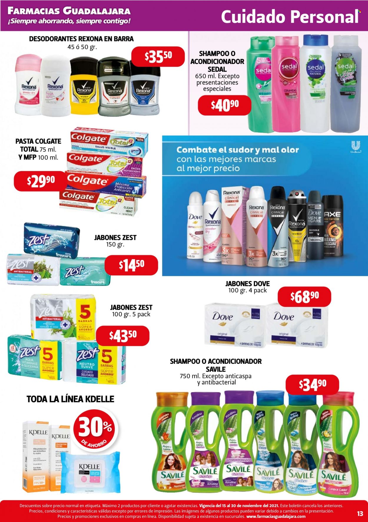 Catálogo Farmacias Guadalajara - 15.11.2021 - 30.11.2021. Página 13
