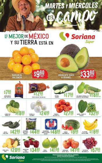 Folleto actual Soriana Súper - 16.11.2021 - 17.11.2021.