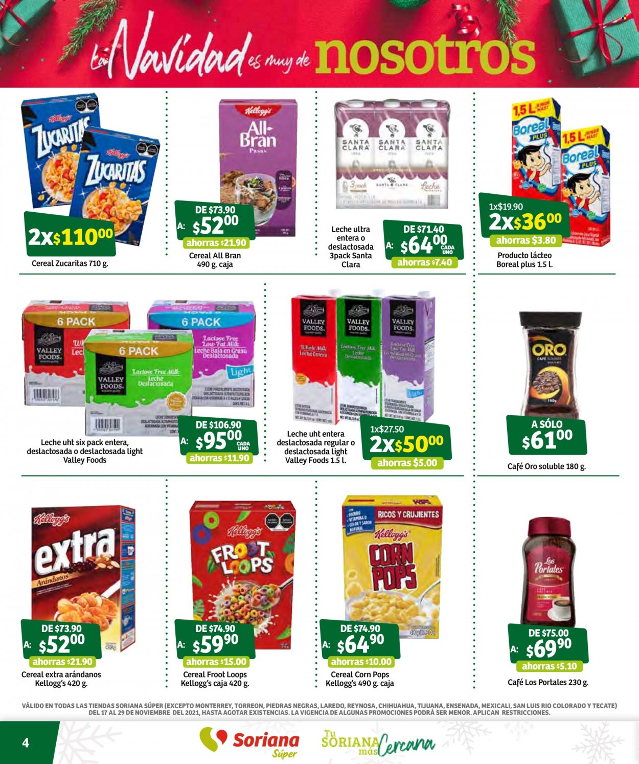 Catálogo Soriana Súper - 17.11.2021 - 29.11.2021. Página 4