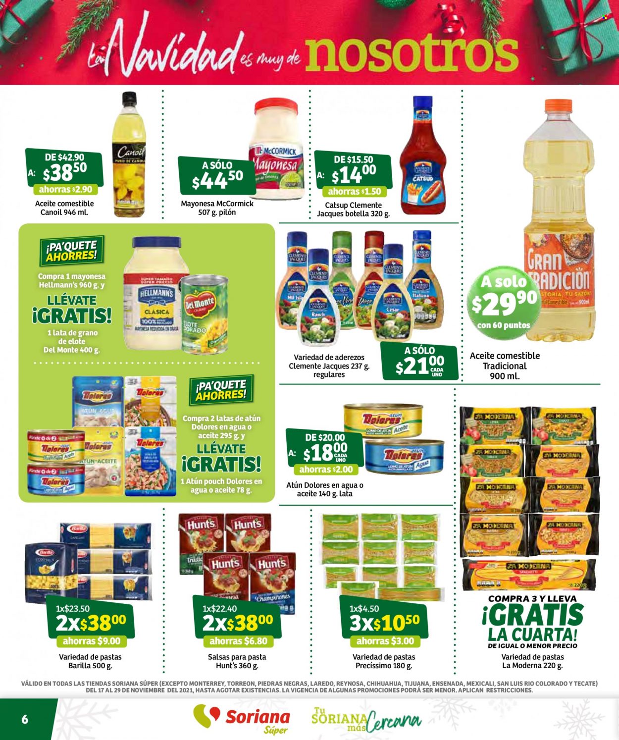Catálogo Soriana Súper - 17.11.2021 - 29.11.2021. Página 6