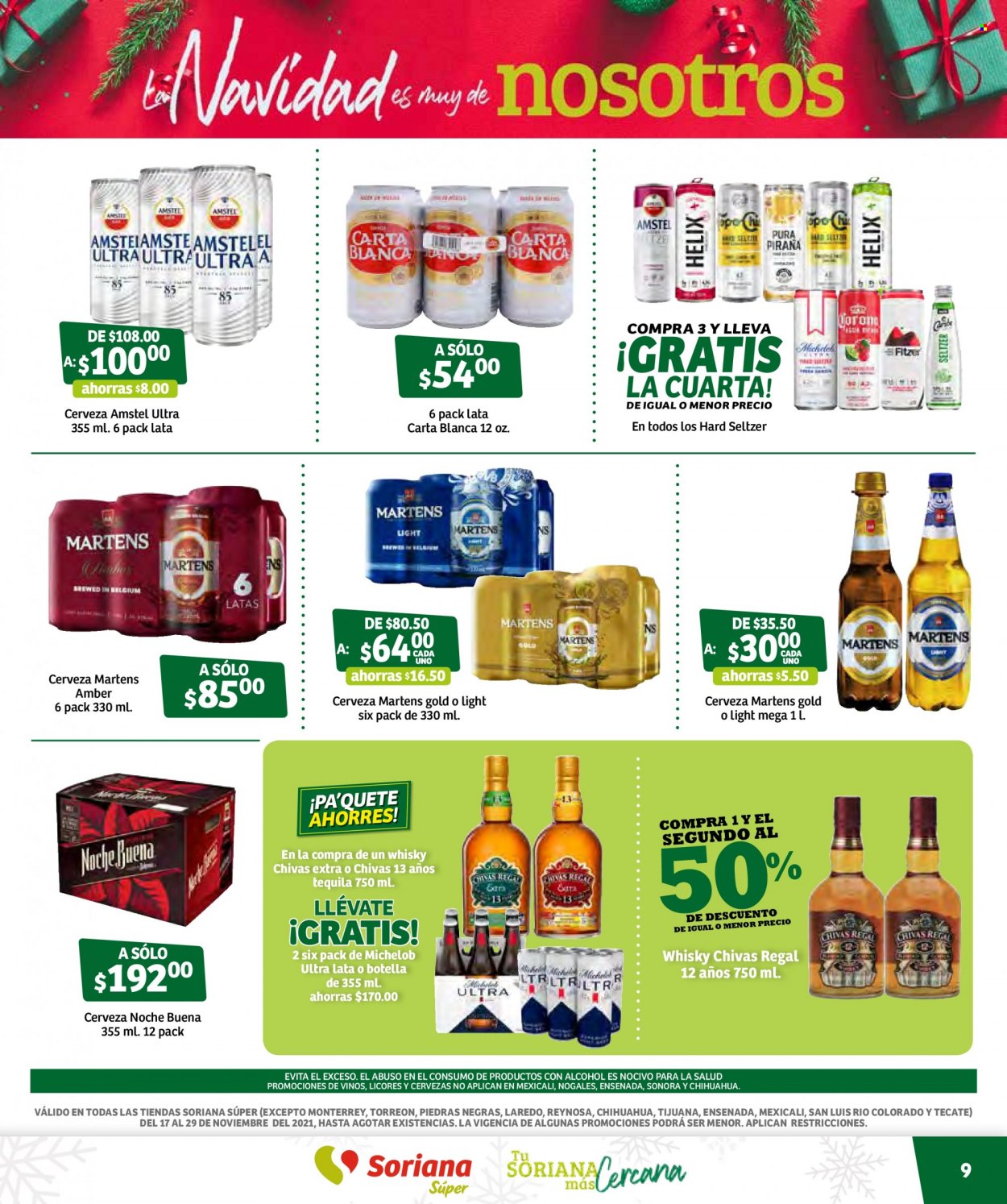 Catálogo Soriana Súper - 17.11.2021 - 29.11.2021. Página 9