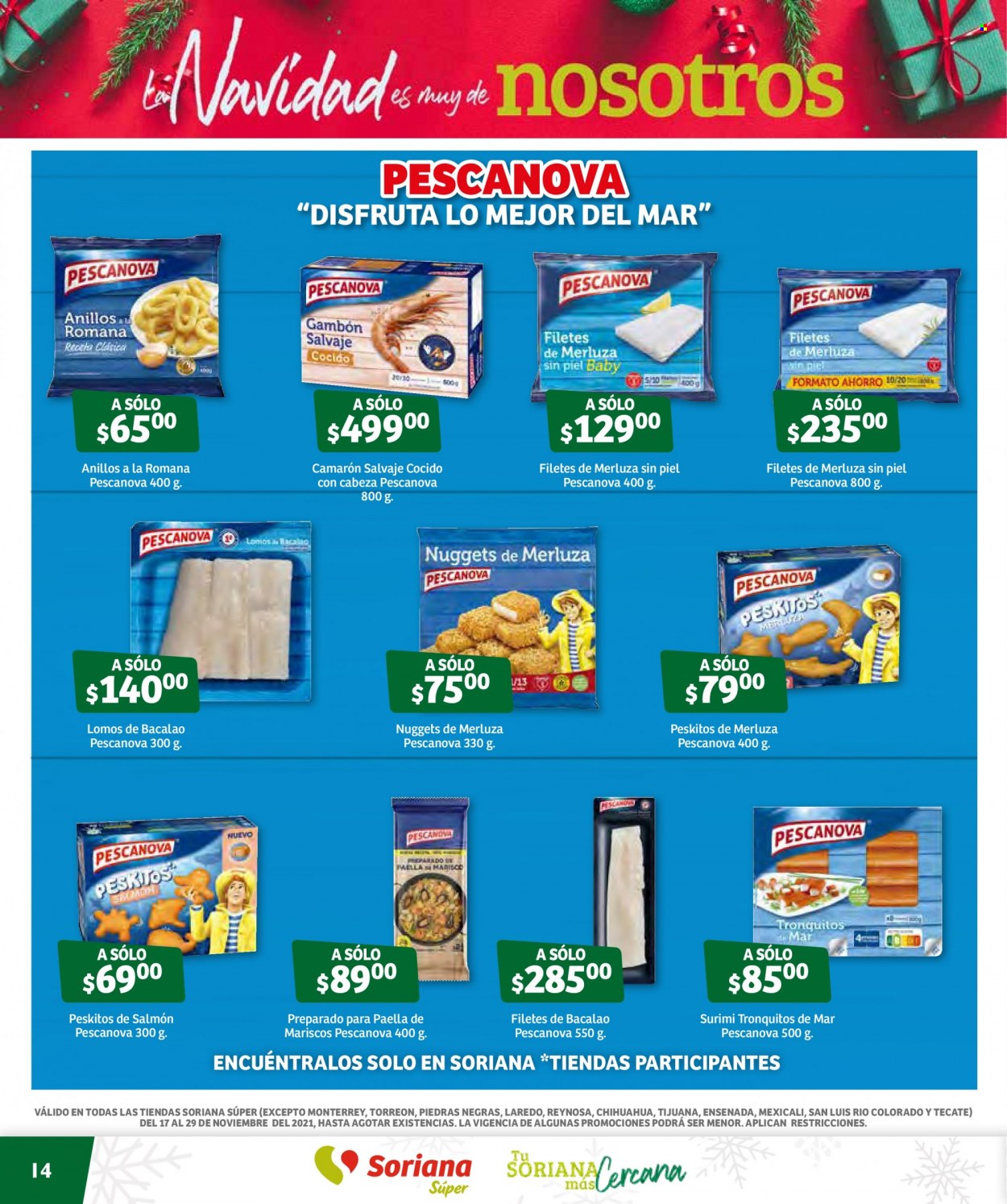 Catálogo Soriana Súper - 17.11.2021 - 29.11.2021. Página 14