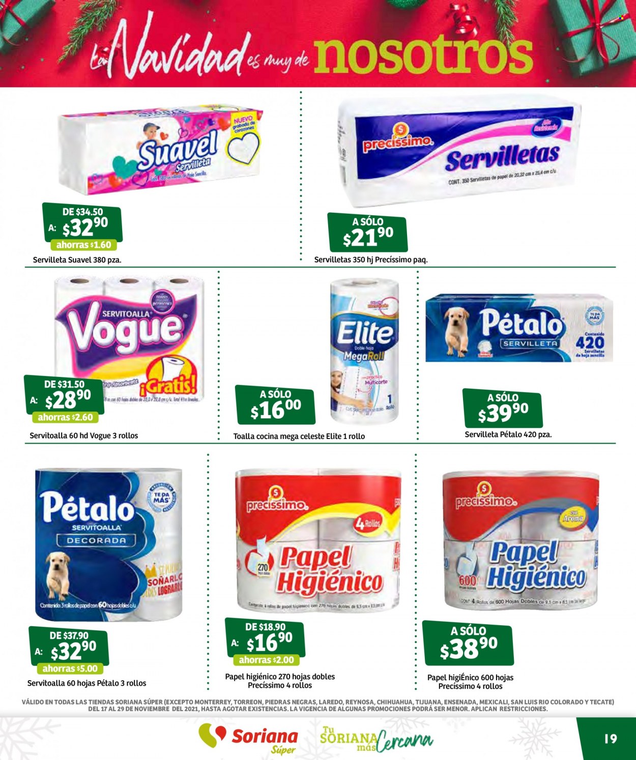 Catálogo Soriana Súper - 17.11.2021 - 29.11.2021. Página 19