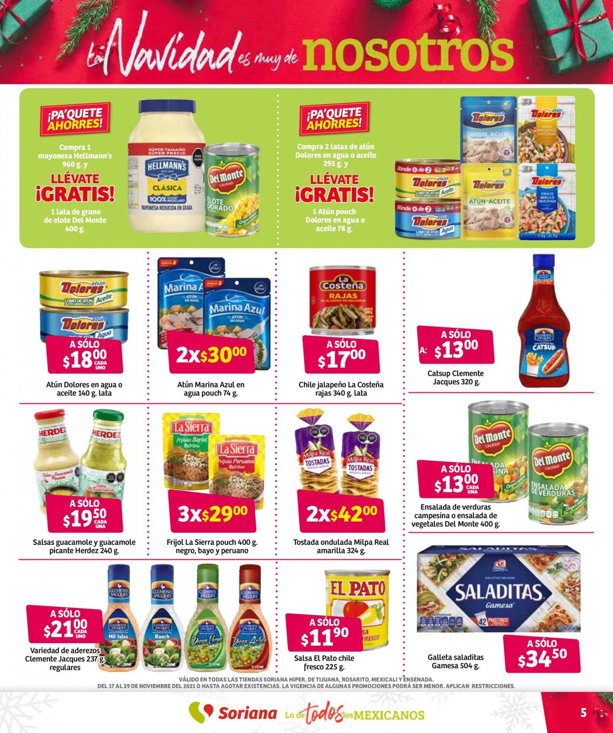 Catálogo Soriana Híper - 17.11.2021 - 29.11.2021. Página 5