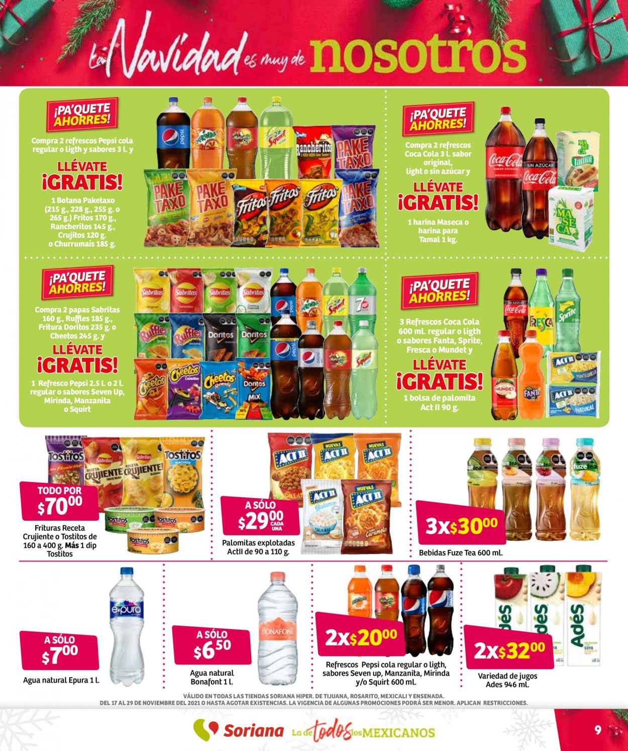 Catálogo Soriana Híper - 17.11.2021 - 29.11.2021. Página 9