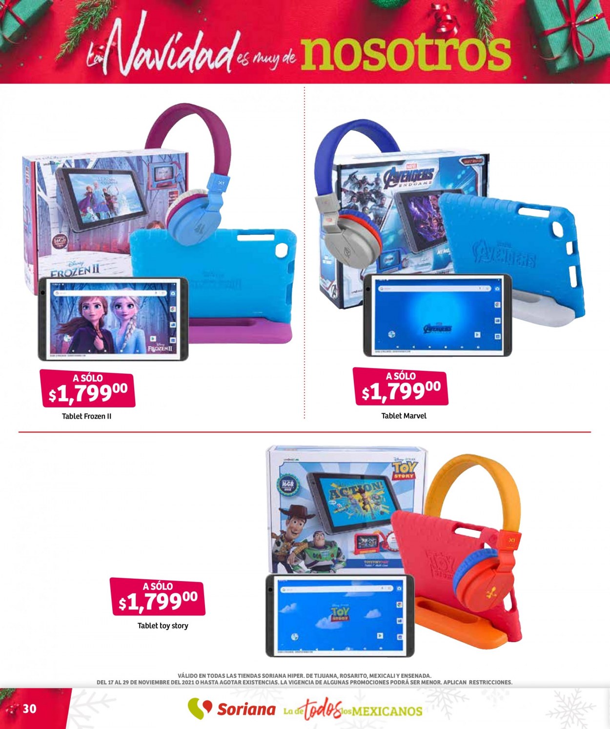 Catálogo Soriana Híper - 17.11.2021 - 29.11.2021. Página 30