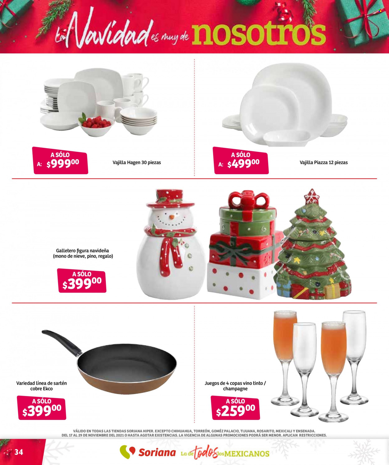 Catálogo Soriana Híper - 17.11.2021 - 29.11.2021. Página 34