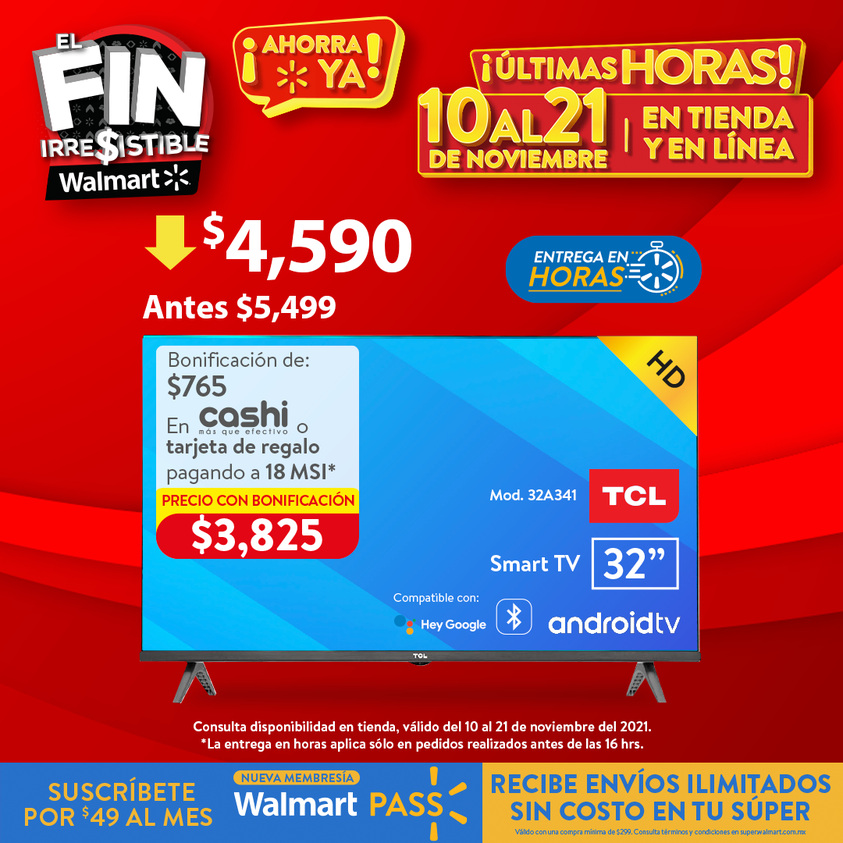 Catálogo Walmart - 10.11.2021 - 21.11.2021. Página 1