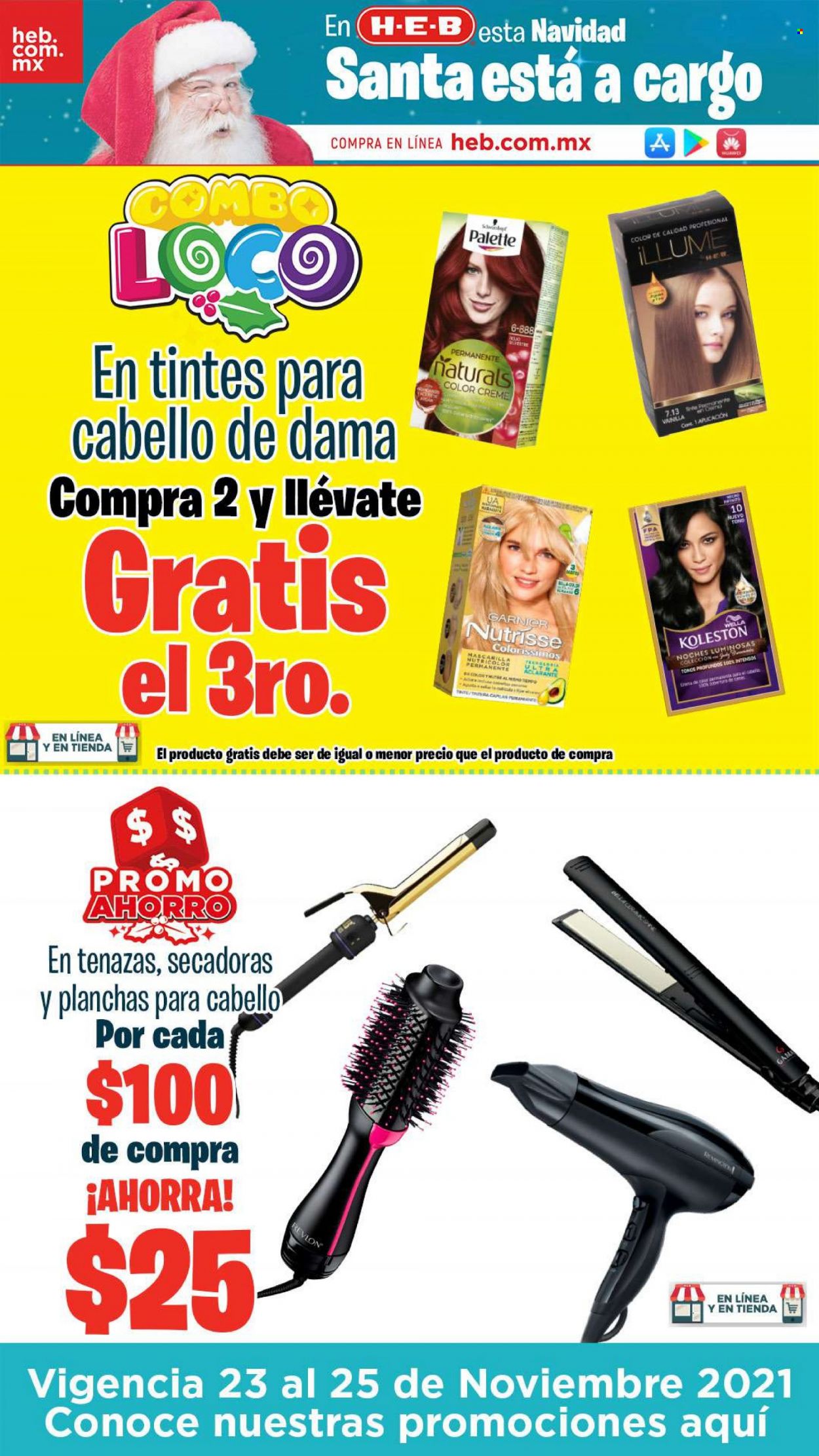 Catálogo H-E-B - 23.11.2021 - 25.11.2021. Página 1