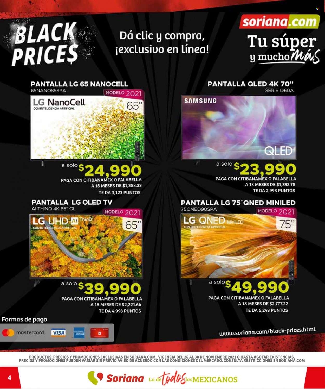 Catálogo Soriana Híper - 26.11.2021 - 30.11.2021. Página 4