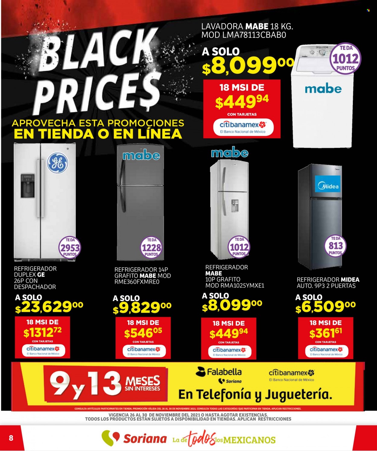 Catálogo Soriana Híper - 26.11.2021 - 30.11.2021. Página 8