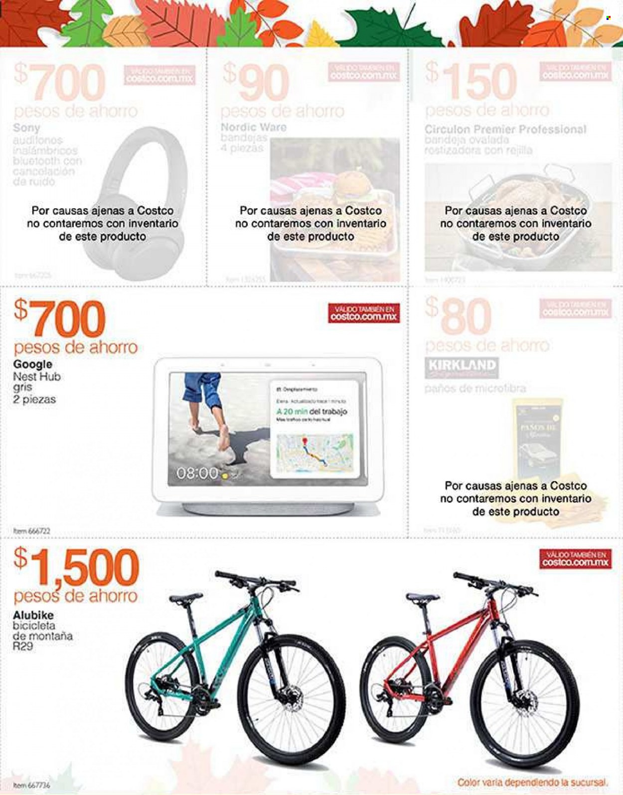 thumbnail - Folleto actual Costco - 26.11.2021 - 29.11.2021 - Ventas - Sony, auriculares, bicicleta, bicicleta de montaña. Página 2.