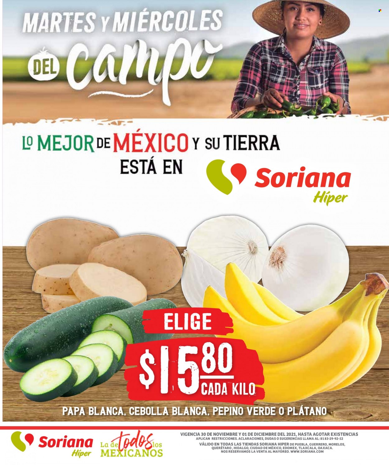Catálogo Soriana Híper - 30.11.2021 - 1.12.2021. Página 1