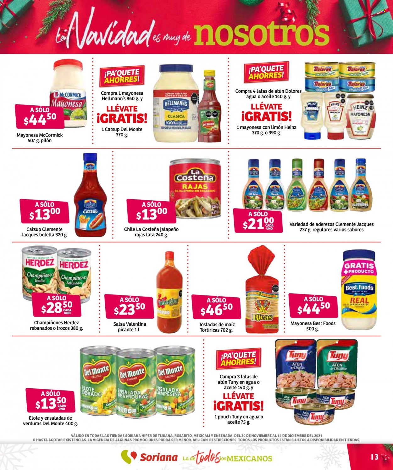 Catálogo Soriana Híper - 30.11.2021 - 14.12.2021. Página 13