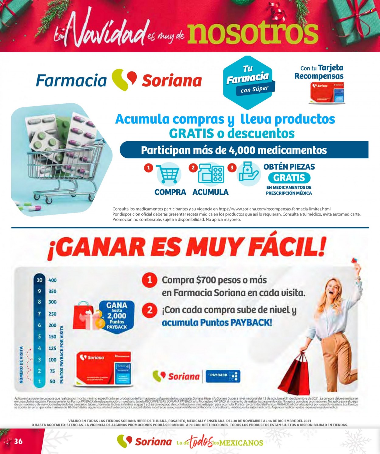 Catálogo Soriana Híper - 30.11.2021 - 14.12.2021. Página 36