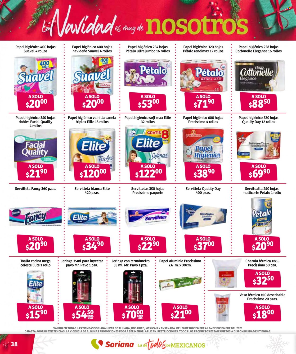 Catálogo Soriana Híper - 30.11.2021 - 14.12.2021. Página 38
