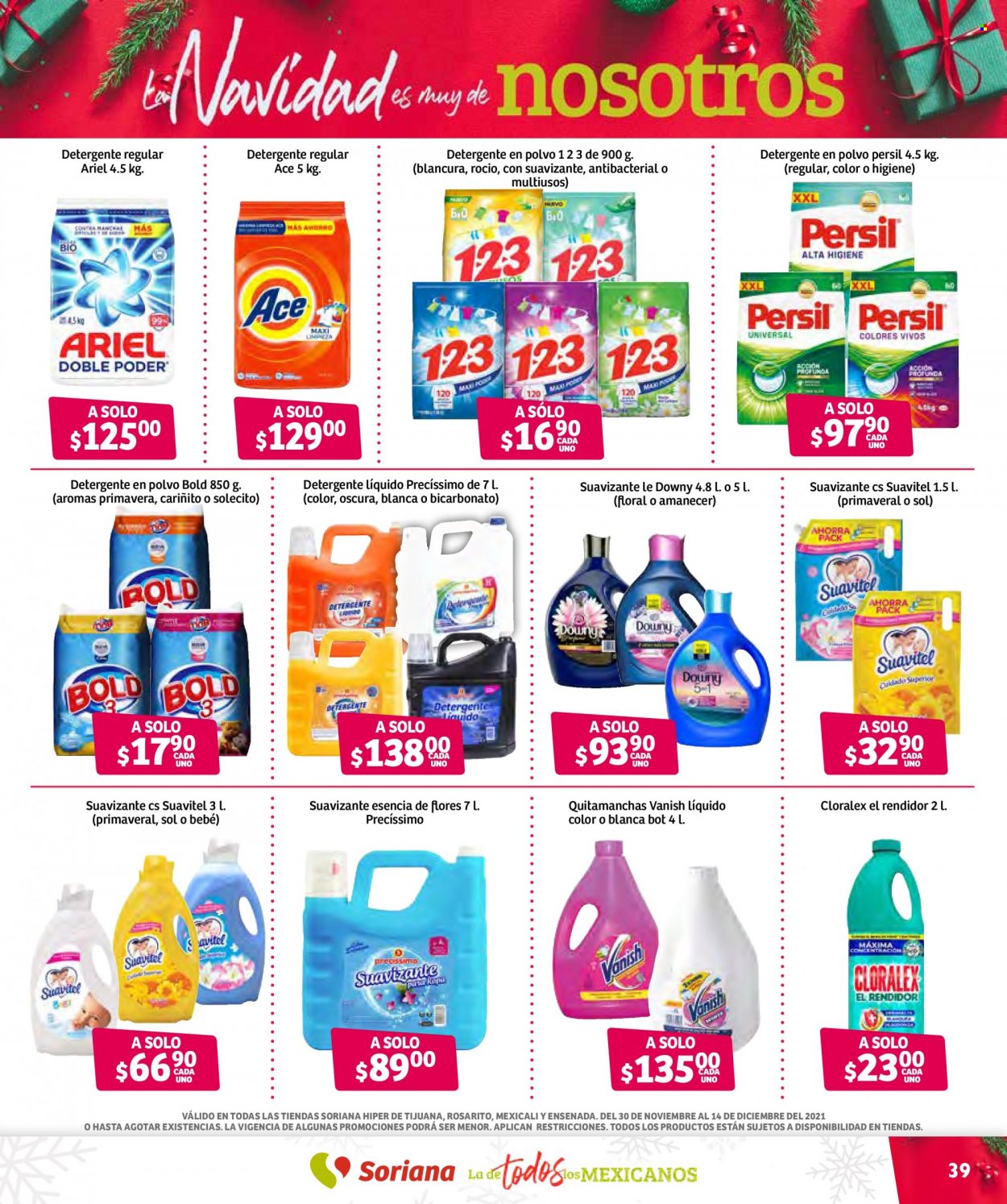 Catálogo Soriana Híper - 30.11.2021 - 14.12.2021. Página 39
