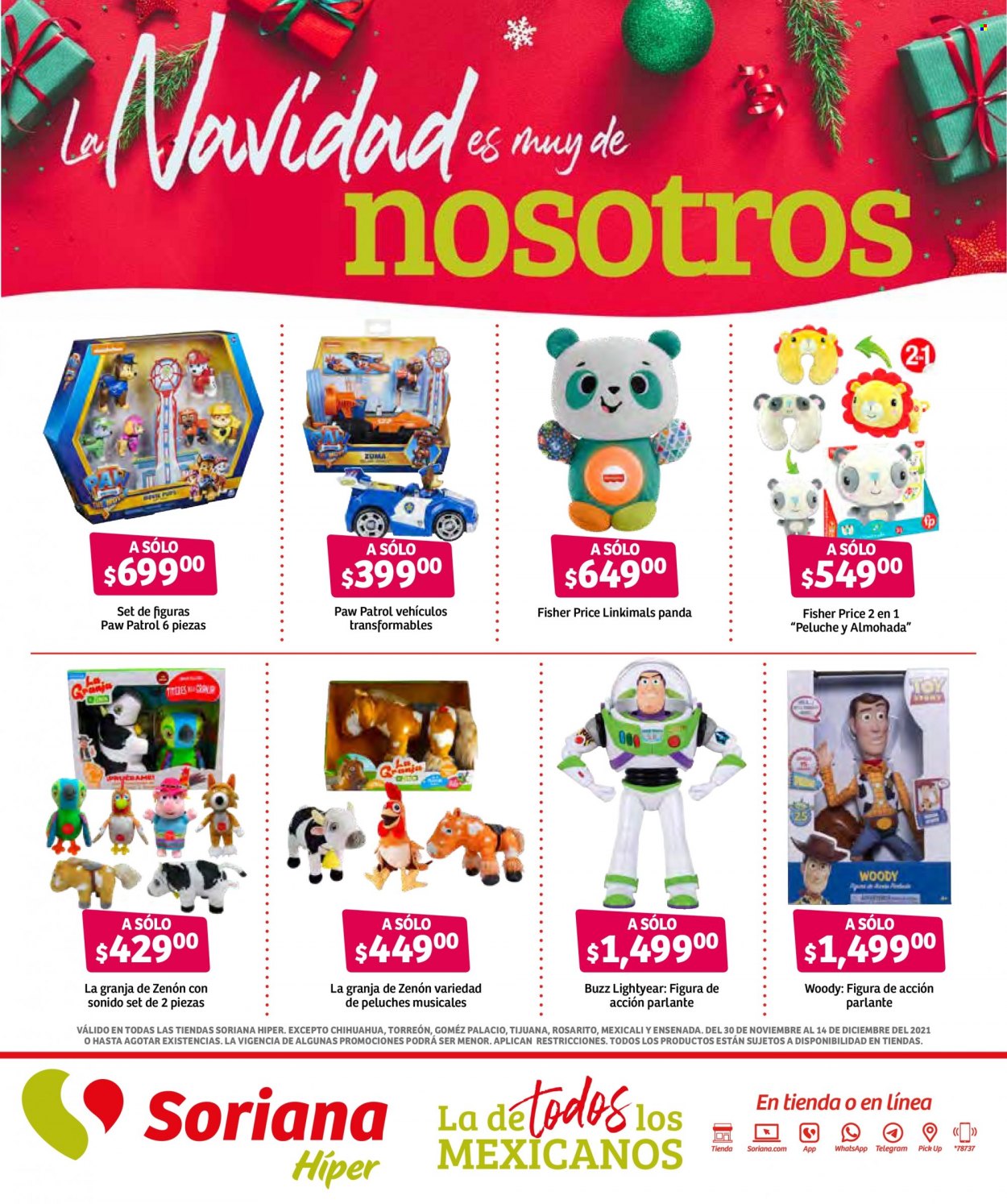 Catálogo Soriana Híper - 30.11.2021 - 14.12.2021. Página 1