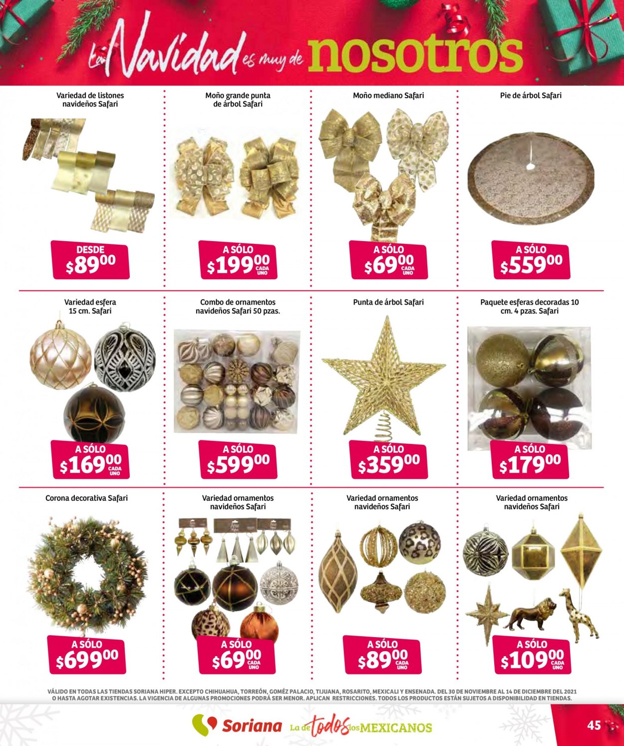 Catálogo Soriana Híper - 30.11.2021 - 14.12.2021. Página 45