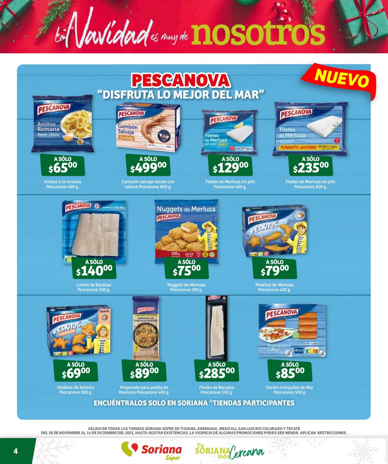 Catálogo Soriana Súper - 30.11.2021 - 14.12.2021. Página 4