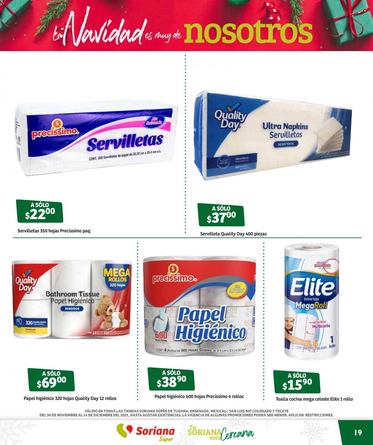 Catálogo Soriana Súper - 30.11.2021 - 14.12.2021. Página 19