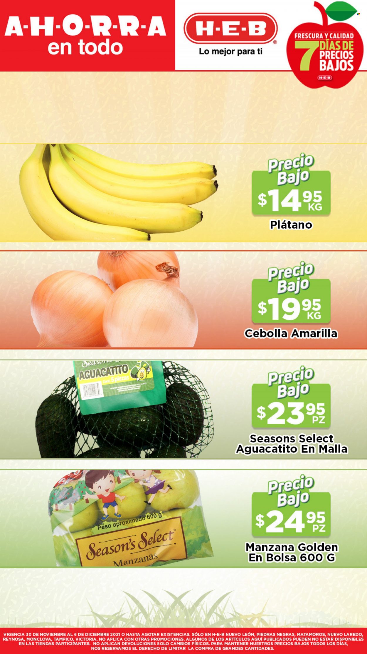 Catálogo H-E-B - 30.11.2021 - 6.12.2021. Página 1