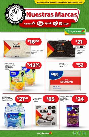 Folleto actual Bodega Aurrera - 30.11.2021 - 16.12.2021.