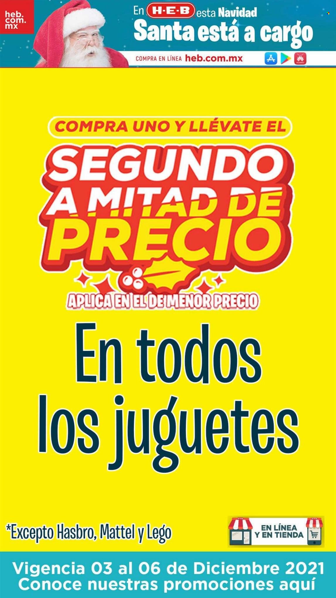 Catálogo H-E-B - 3.12.2021 - 6.12.2021. Página 1