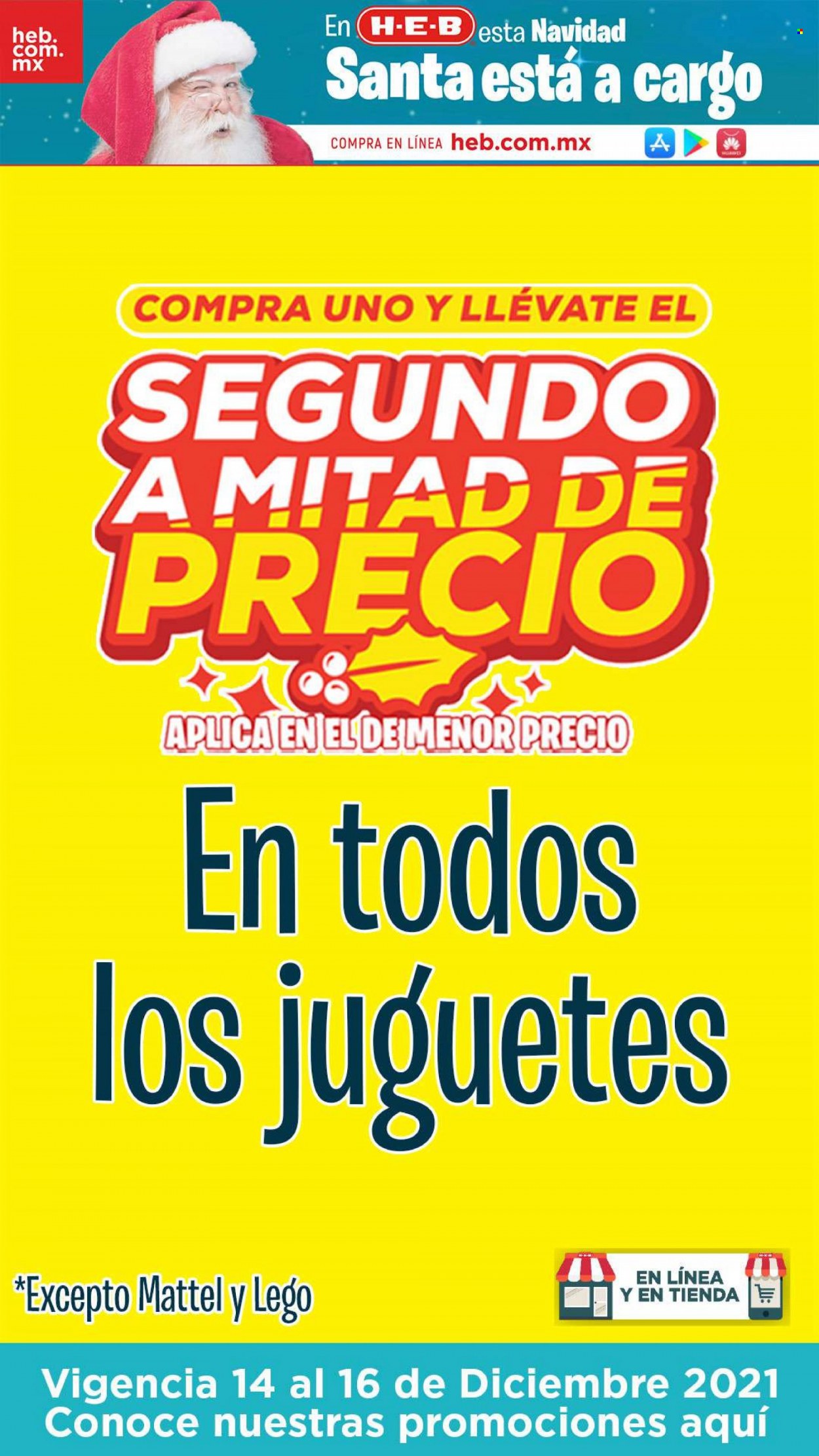 Catálogo H-E-B - 14.12.2021 - 16.12.2021. Página 1